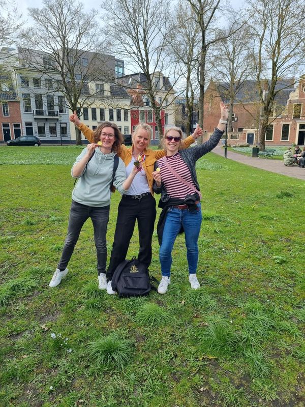 Team met gametas in Groningen